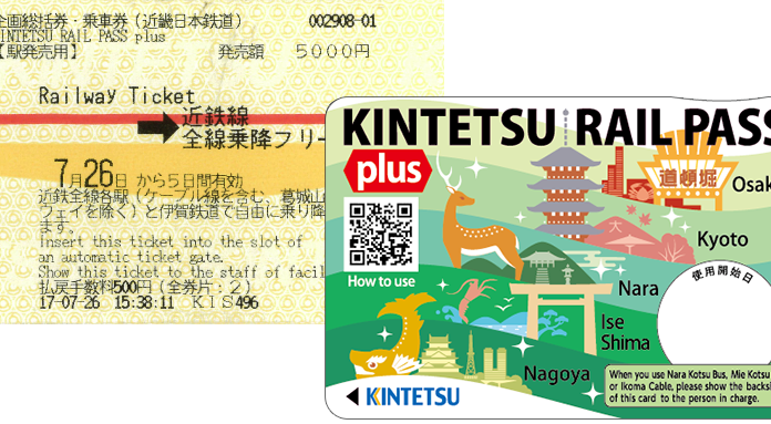 KINTETSU RAIL PASS 5 Days plus
