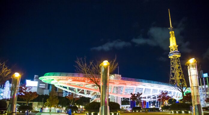 เดินชมเมือง Nagoya TV Tower & Oasis 21 นาโกย่า จุดถ่ายรูปยอดนิยม Nagoya TV Tower & Oasis 21
