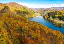 ทะเลสาบ Fujiwara Lake Minakami ทะเลสาบ Fujiwara Lake Minakami