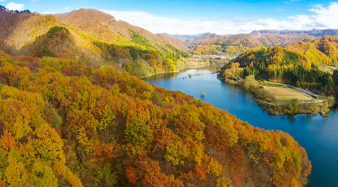 ทะเลสาบ Fujiwara Lake Minakami ทะเลสาบ Fujiwara Lake Minakami