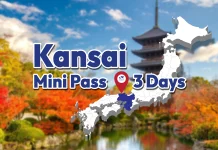 JR KANSAI MINI PASS 3 DAYS