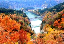 18 จุดชมใบไม้เปลี่ยนสีในฟุคุชิม่า