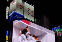 จอ 3D แอลอีดีขนาดยักษ์ Cross Shinjuku Vision