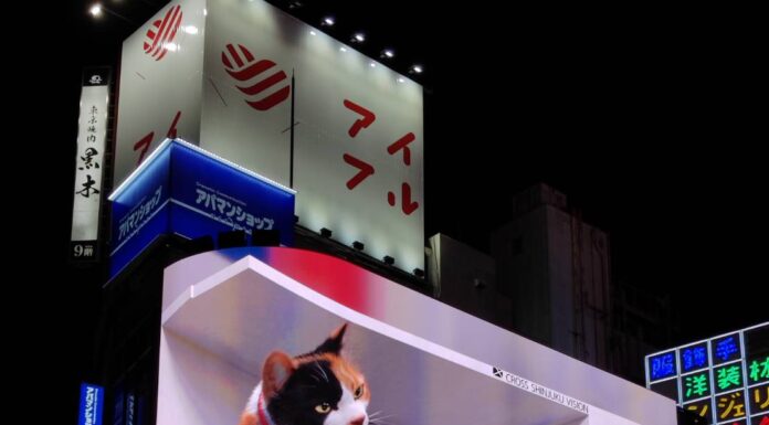 จอ 3D แอลอีดีขนาดยักษ์ Cross Shinjuku Vision