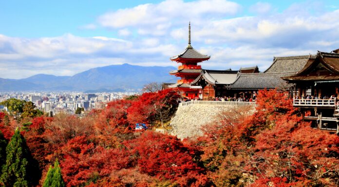 ใบไม้เปลี่ยนสีวัดน้ำใส Kiyomizu-dera