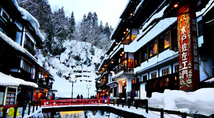 เที่ยวหิมะที่ Ginzan Onsen