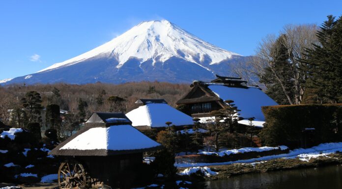 เที่ยวหิมะหมู่บ้านน้ำใส Oshino Hakkai