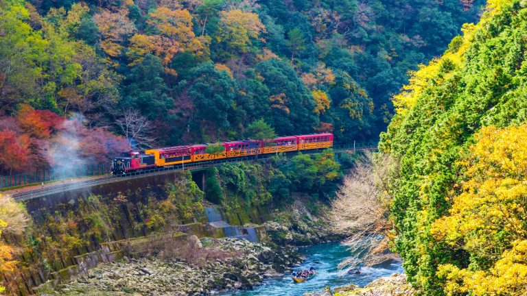 No.1010 Sagano Romantic Train and Kyoto One Day Bus Tour
