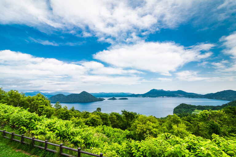 จุดชมวิว Sailo Tembodai จุดชมวิวทะเลสาบโทยะ (Lake Toya)