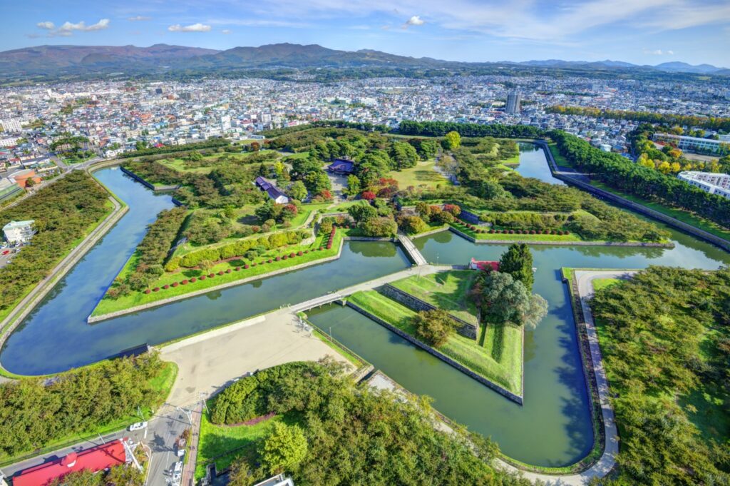 JR East South Hokkaido Rail Pass Goryokaku Park 1