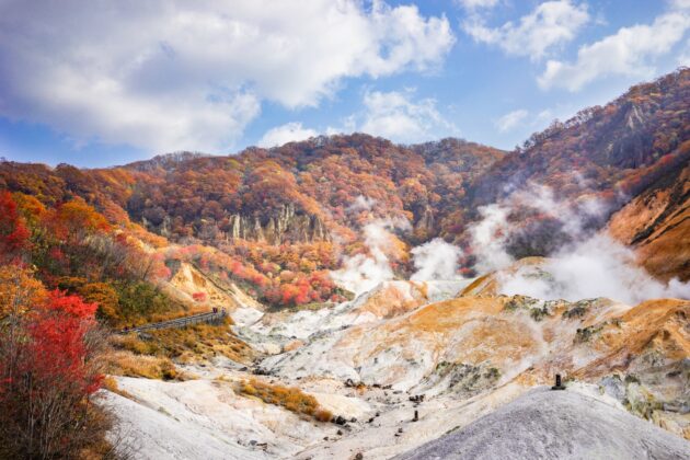 JR Sapporo Noboribetsu Area Pass Jigokudani noboribetsu