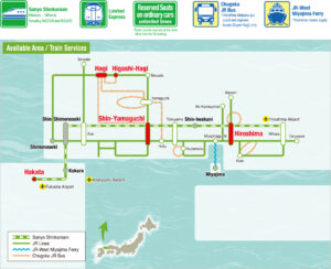 hiroshima yamaguchi map