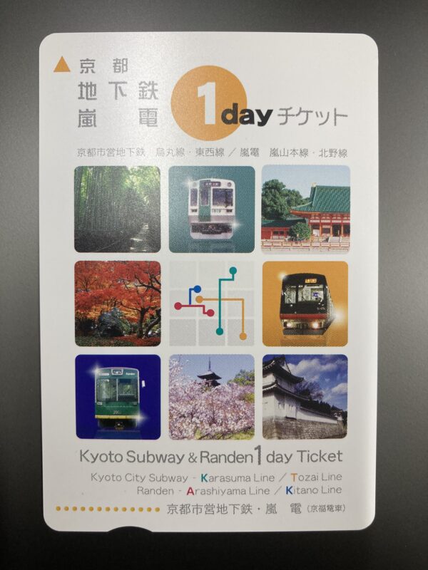 Kyoto Subway·Randen 1 day Pass scaled