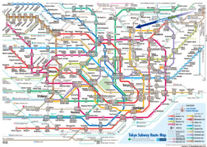 tokyo subway map