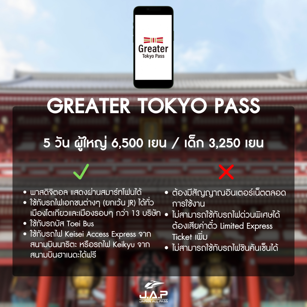 Greater tokyo pass 1