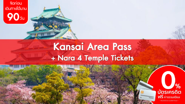 Kansai Area Pass Nara 4 Temple Tickets