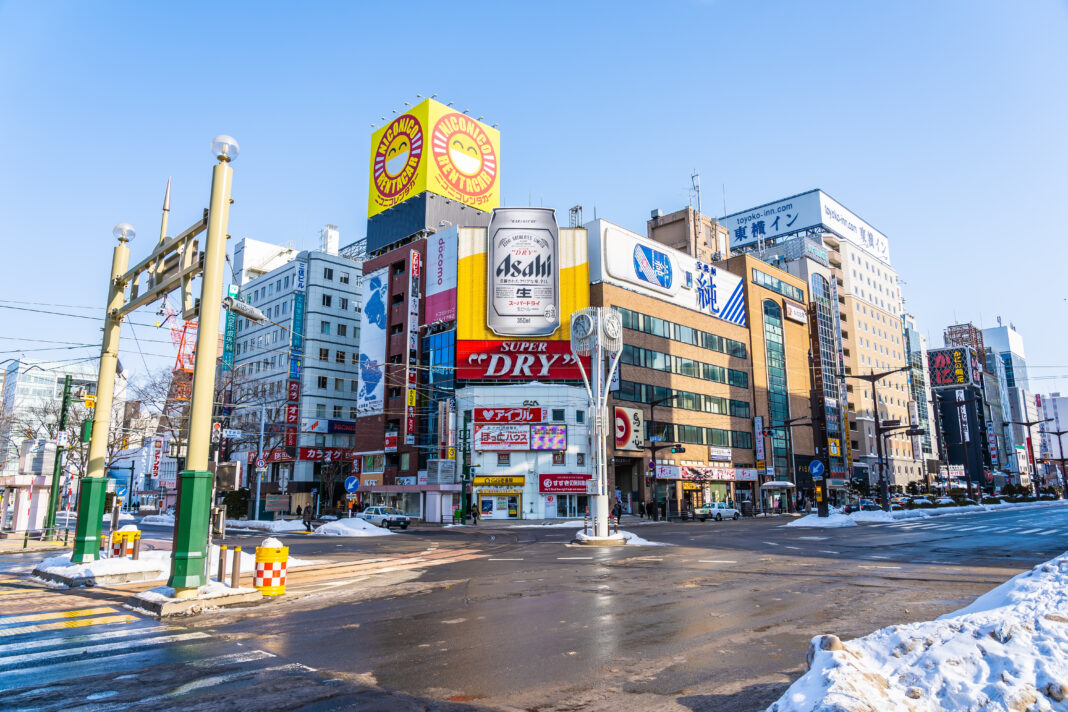 Sapporo Hokkaido, Japan - 3 February 2019 Beautiful architecture