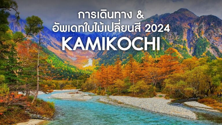 วิธีการเดินทางไปคามิโคจิ และอัพเดทชมใบไม้เปลี่ยนสี 2024