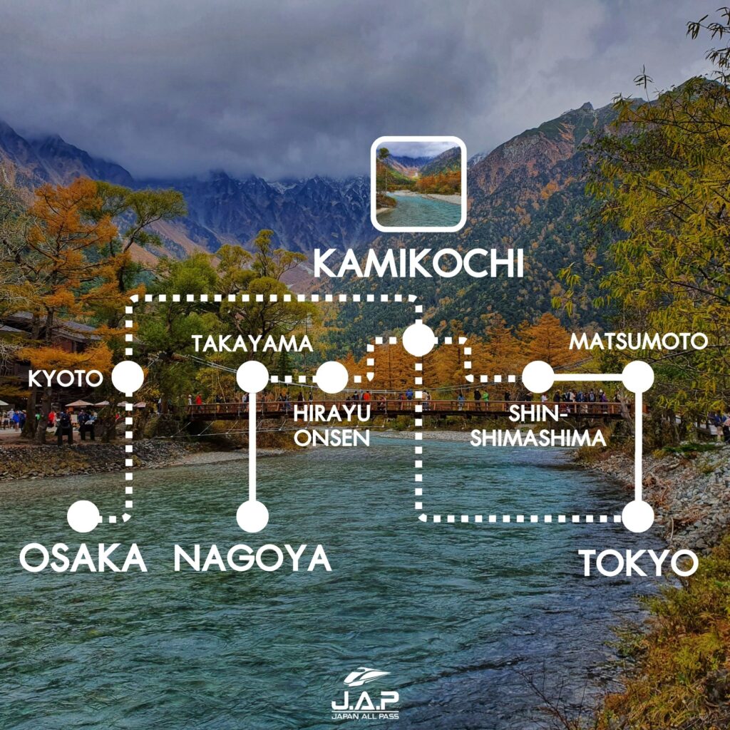 Kamikochi travel map