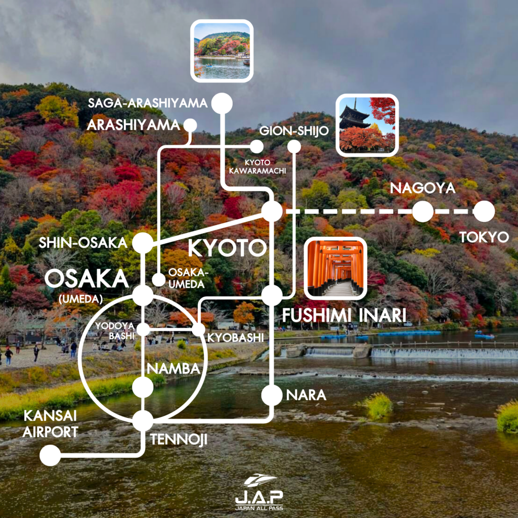 Kyoto map