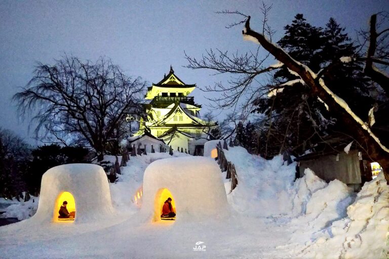 เทศกาลหิมะ Yokote Snow Festival 